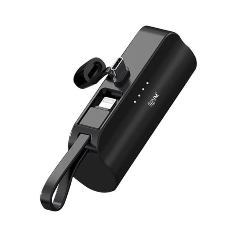 evm power bank with black color